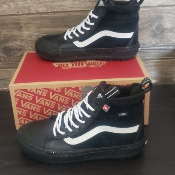 Vans Shoes - New Vans Sk8 Hi MTE 2 Black Glitter Water Resistant Outdoor Ankle Boot Sneakers